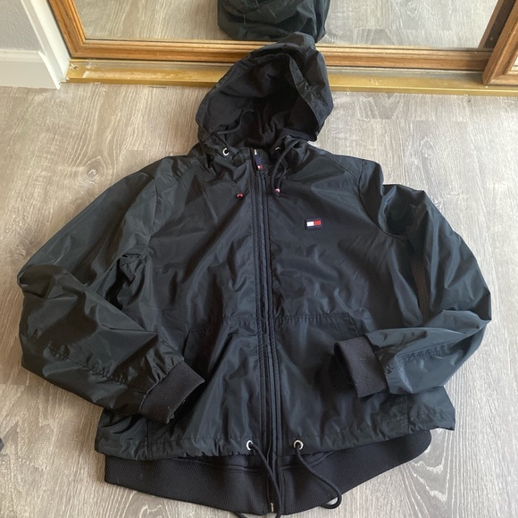 Tommy Hilfiger Black Hooded Jacket - Picture 1 of 2